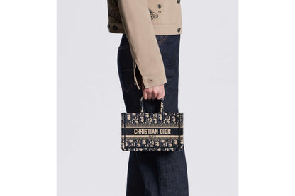Dior Book Tote Leather Mini Tote Bag Rovelle Bags