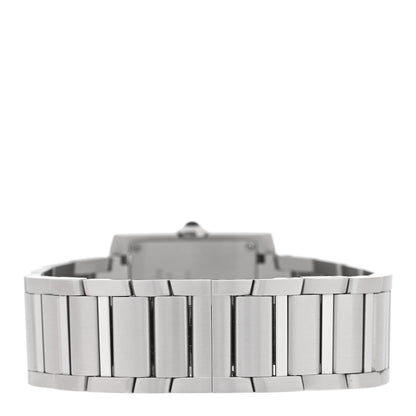Stainless Steel 27mm Tank Francaise Quartz Watch