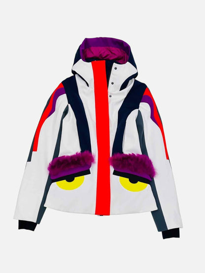 FENDI Monster White w/ Multicolor Size US 2 Jacket Rovelle Bags