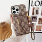 Tri-fold zipper phone case for iphone