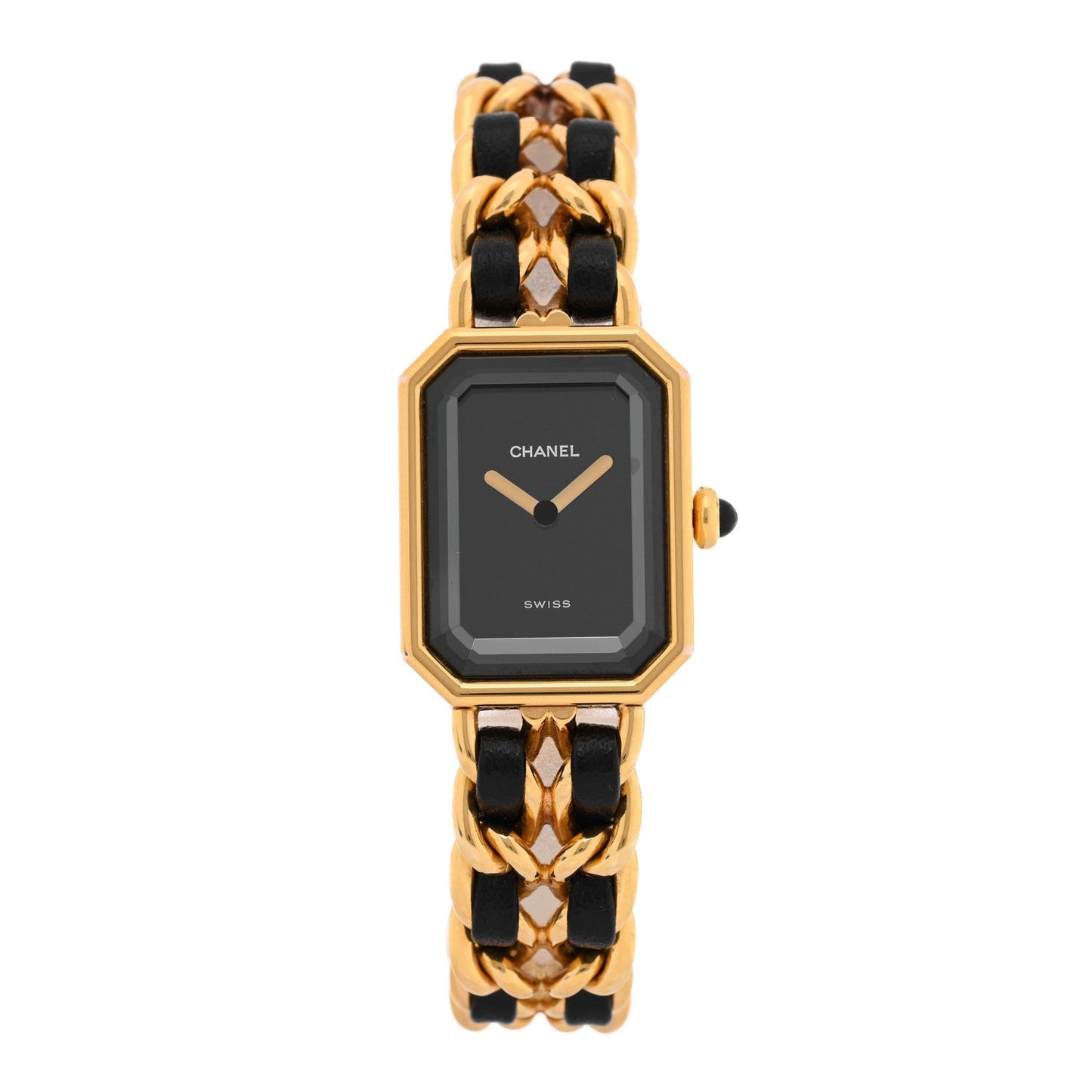Stainless Steel Lambskin 20mm Chain Premiere Quartz Watch Gold L