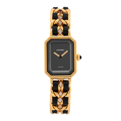 Stainless Steel Lambskin 20mm Chain Premiere Quartz Watch Gold L
