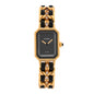 Stainless Steel Lambskin 20mm Chain Premiere Quartz Watch Gold L