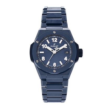 Ceramic 38mm Big Bang Integrated Time Only Automatic Watch Blue 457.EX.7170.EX