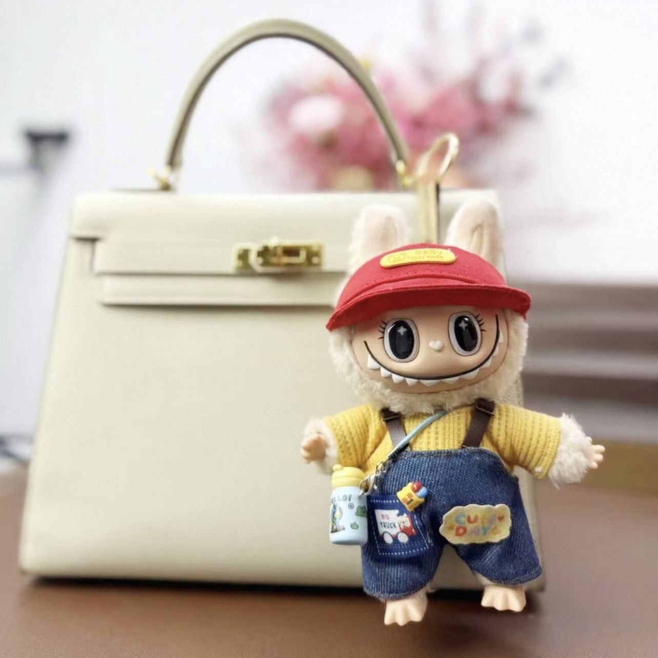[Baby + Baby Clothing] Rab Clothing Bag Pendant Cute Vinyl DIY Doll Doll Keychain Pendant Gift