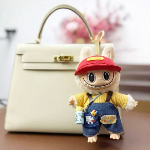 [Baby + Baby Clothing] Rab Clothing Bag Pendant Cute Vinyl DIY Doll Doll Keychain Pendant Gift