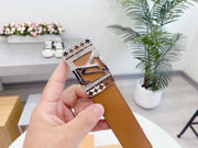 New Luxury VL diamond cowhide belt
