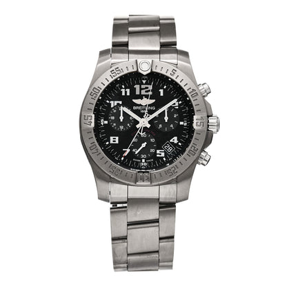 Titanium 43mm Chronospace Evo B60 Chronograph Quartz Watch Black EB6010