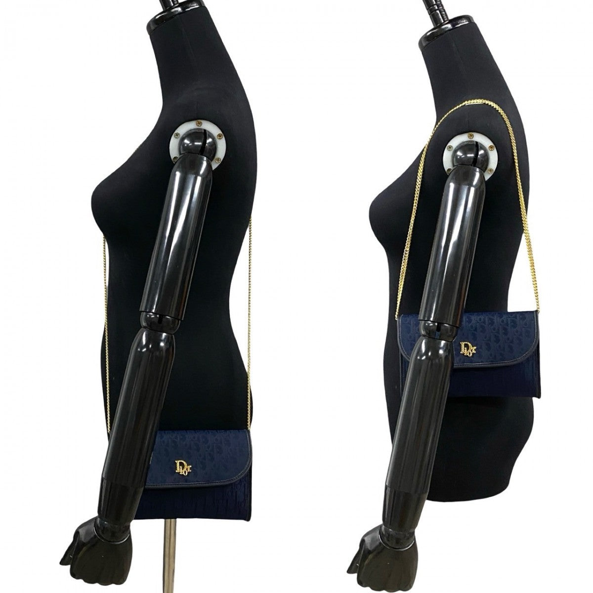 Dior Shoulder Bag leather Navy Rovelle Bags