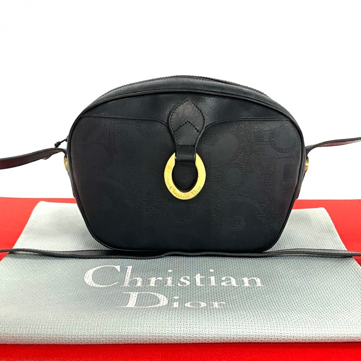 Dior Shoulder Bag leather black Rovelle Bags