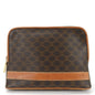 CELINE Pouch PVC, Leather Brown Macadam Women