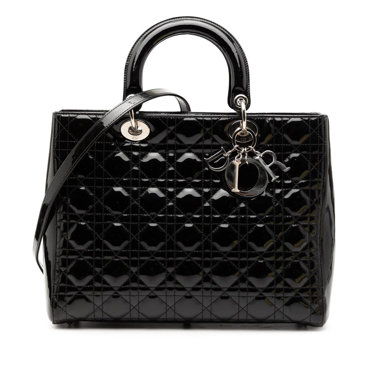 Dior Lady Dior Cannage Black Handbag Cannage Rovelle Bags