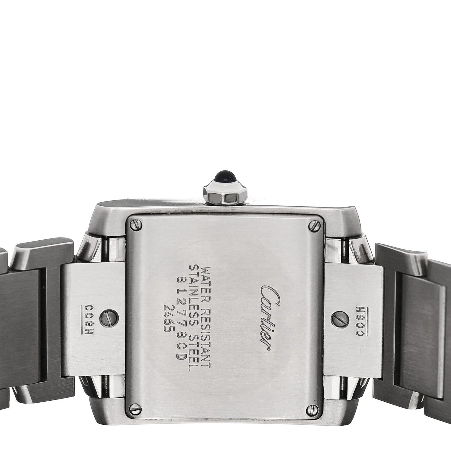 Stainless Steel 25mm Tank Francaise Quartz Watch