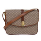 Luxury CELINE Macadam Canvas Shoulder Bag Beige 80570