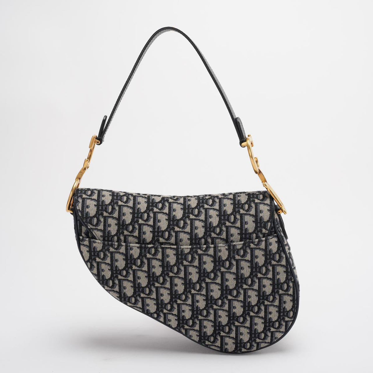 Dior Saddle Bag Medium Shoulder Bag Blue Oblique Jacquard With Shoulder Strap From 2019 Rovelle Bags