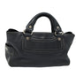Luxury CELINE Hand Bag Leather Black 80876