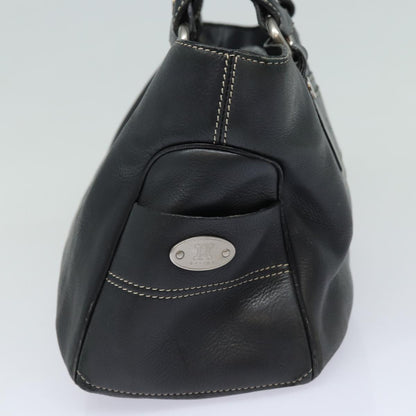 Luxury CELINE Hand Bag Leather Black 80876