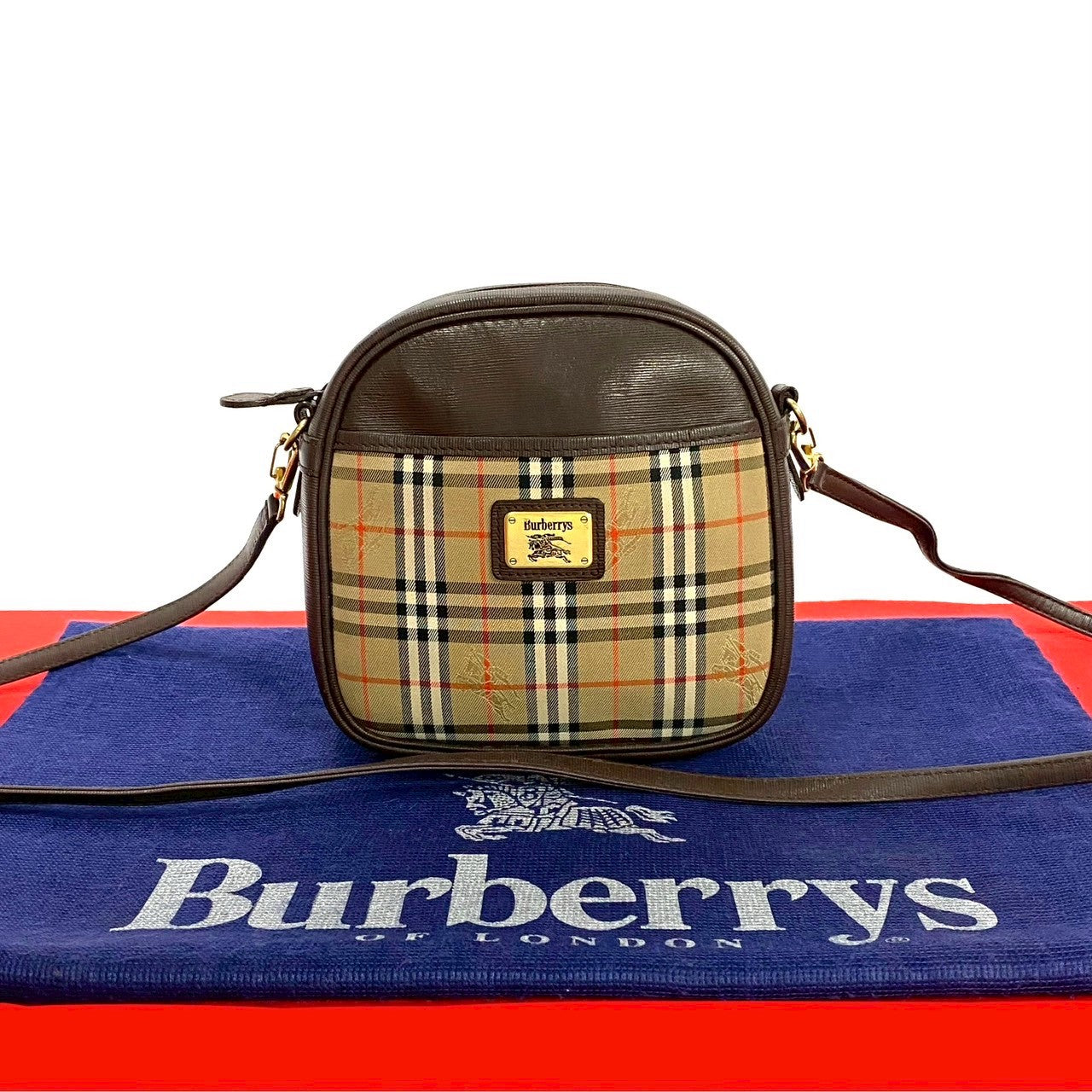 Burberry Leather Shoulder Bag Style 20