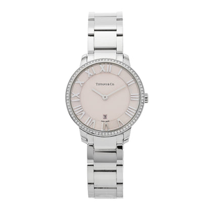 Stainless Steel Diamond Bezel 31mm Atlas 2-Hand Quartz Watch