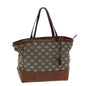 Luxury CELINE Macadam Canvas Tote Bag Beige 81619