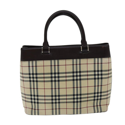 Burberry Nova Auth Canvas Beige Handbag Style 3