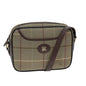 Luxury BurberrySs Nova Check Shoulder Bag Canvas Beige Auth 81656