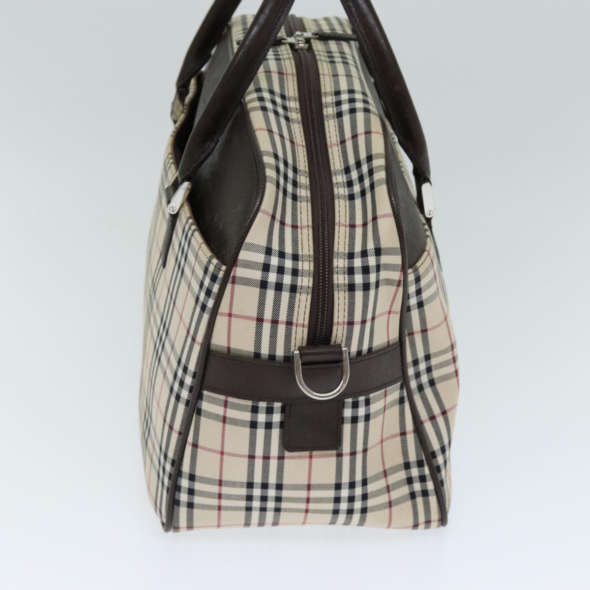 Burberry Nova Boston Canvas Beige Handbag Style 2