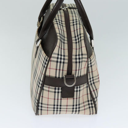 Burberry Nova Boston Canvas Beige Handbag Style 2
