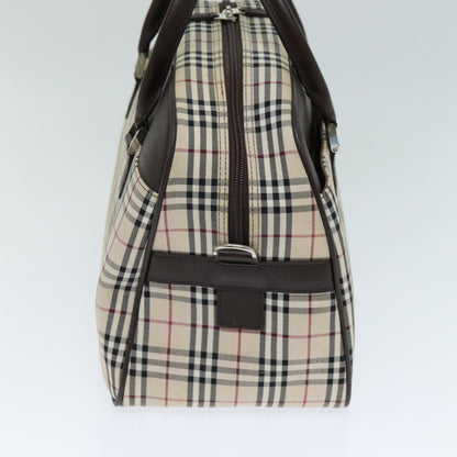 Burberry Nova Boston Canvas Beige Handbag Style 2