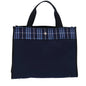 Luxury Burberry Tote Bag Nylon Navy Auth 81665