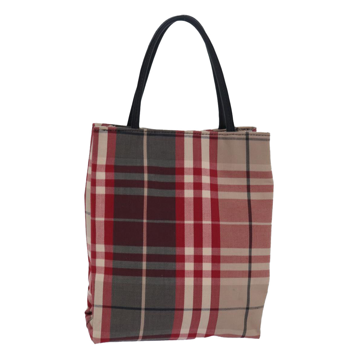 Burberry Nova Auth Canvas Red Handbag