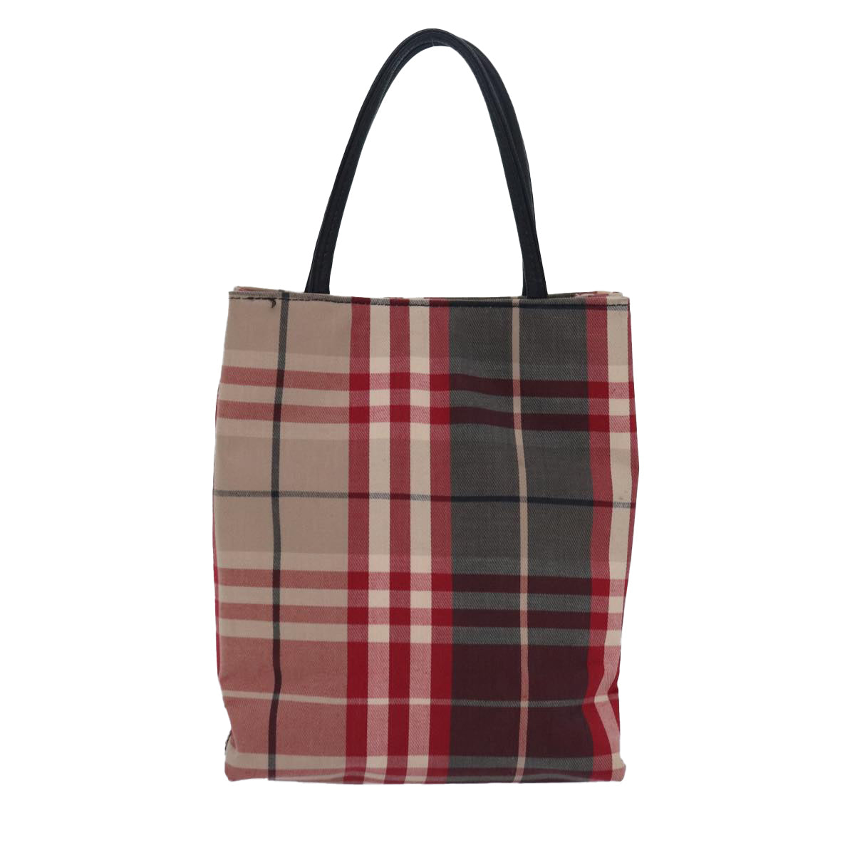 Burberry Nova Auth Canvas Red Handbag