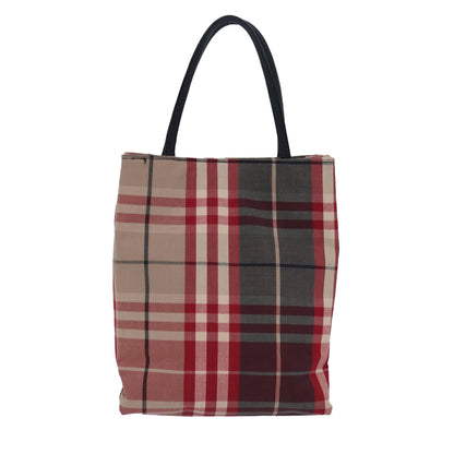 Burberry Nova Auth Canvas Red Handbag