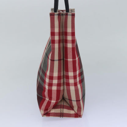 Burberry Nova Auth Canvas Red Handbag