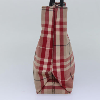Burberry Nova Auth Canvas Red Handbag