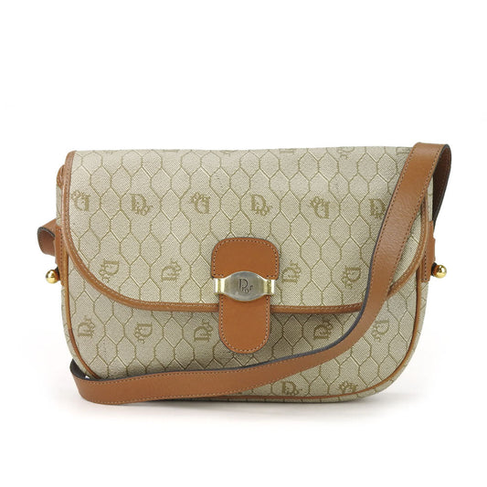 Christian Dior Shoulder Bag PVC, Leather beige Women Rovelle Bags