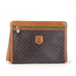 CELINE business bag PVC, Leather Brown Women