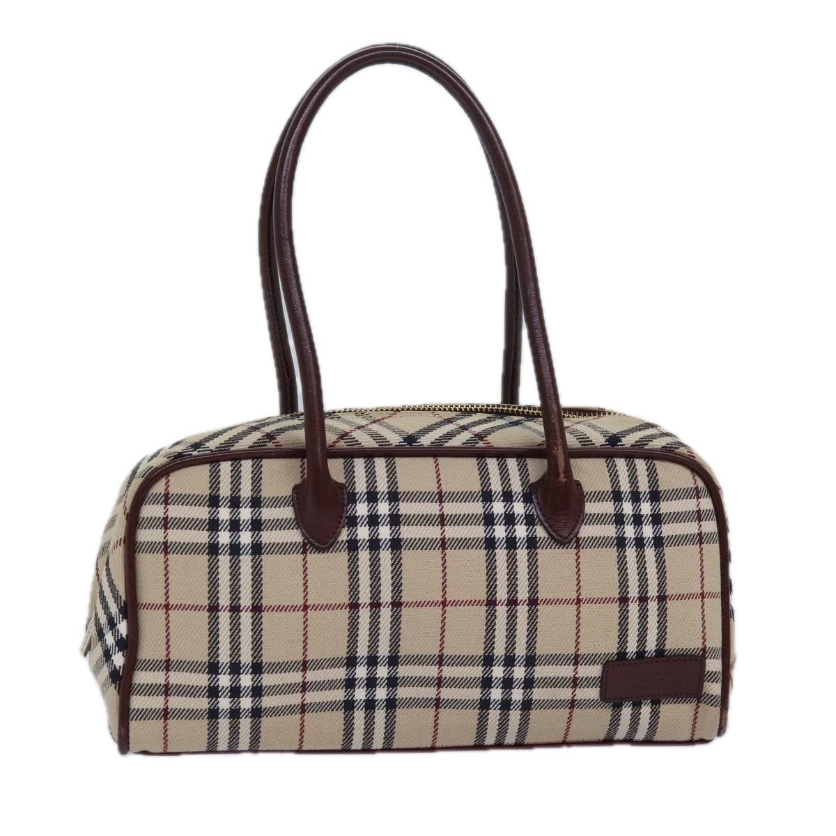 Burberry Nova Auth Canvas Beige Handbag Style 4