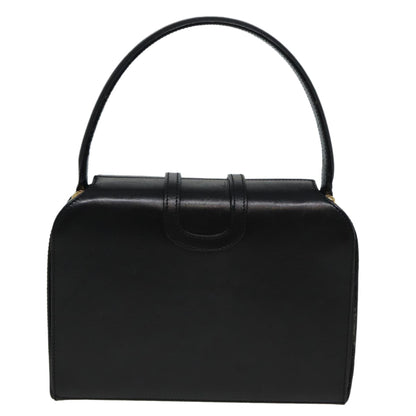 Luxury CELINE Hand Bag Leather Black 81877