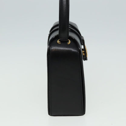 Luxury CELINE Hand Bag Leather Black 81877