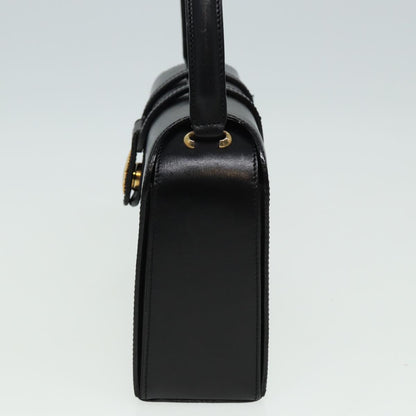 Luxury CELINE Hand Bag Leather Black 81877