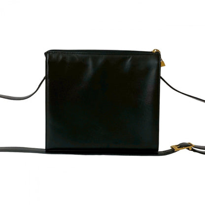 Dior Shoulder Bag leather black CD logo Metal Women Rovelle Bags