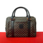 CELINE Handbag Leather, PVC black Macadam Blason Triomphe Women