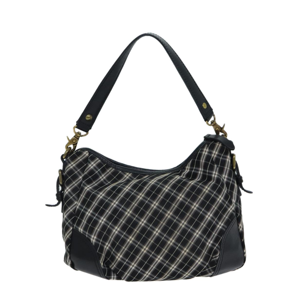Burberry Nova Label Nylon Black Handbag Style 4