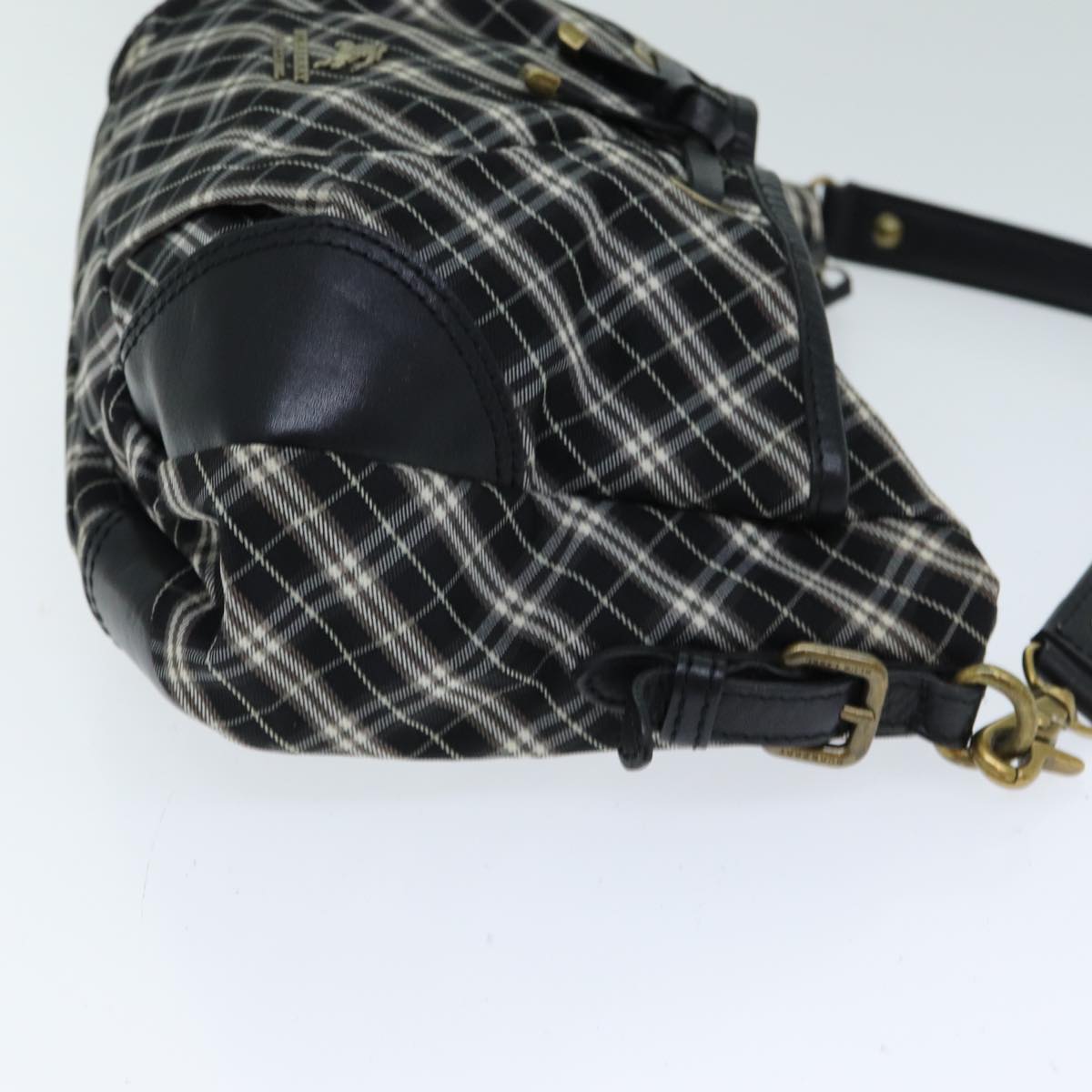Burberry Nova Label Nylon Black Handbag Style 4