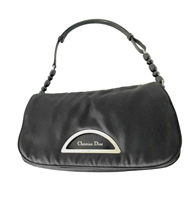 Dior Nylon Leather Shoulder Bag Rovelle Bags