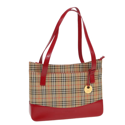 Burberry Nova Auth Canvas Beige Tote Bag Style 15