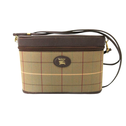 Burberry Brand Canvas Brown Shoulder Bag Style 5