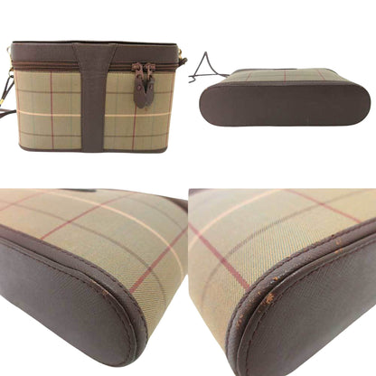 Burberry Brand Canvas Brown Shoulder Bag Style 5