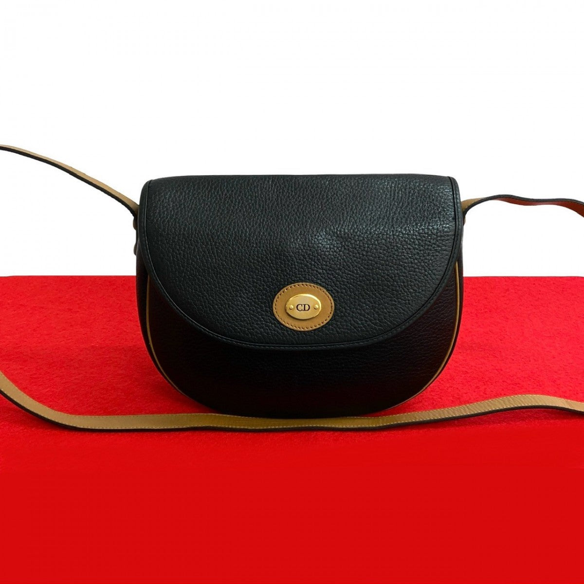 Dior Shoulder Bag leather black Rovelle Bags